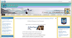 Desktop Screenshot of petanque-morbihan.fr